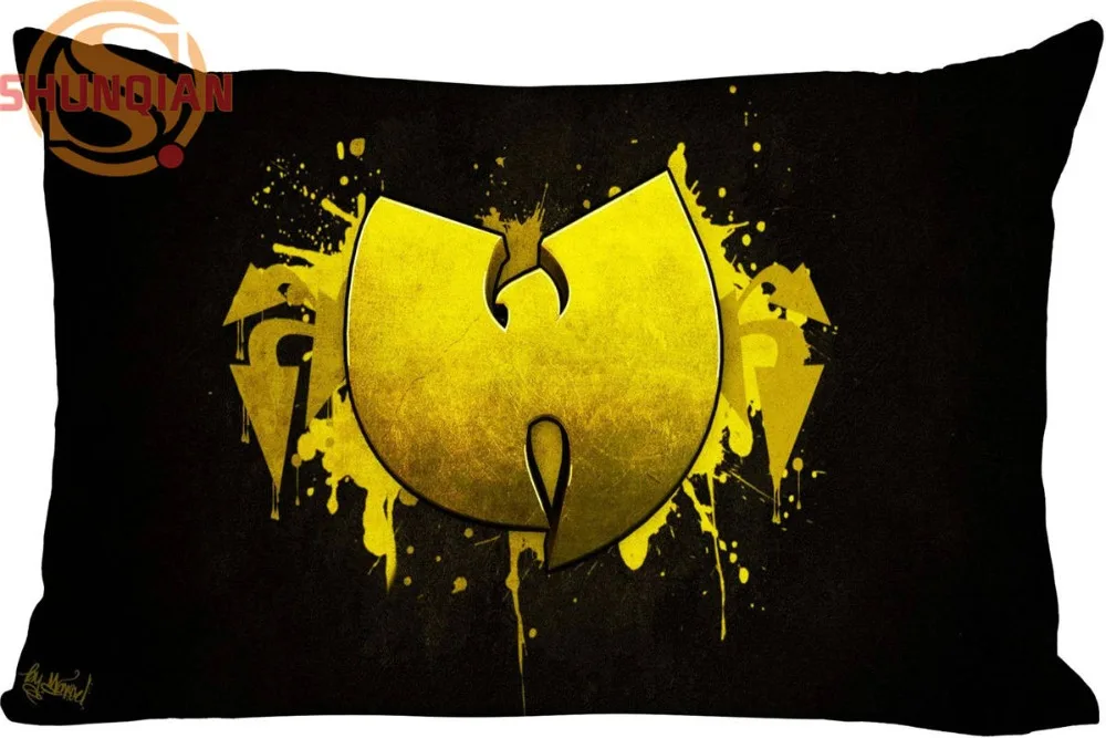 Новинка наволочка Wu Tang на молнии Размер чехла 45x35 см 40x60 45x75 50x75 (две