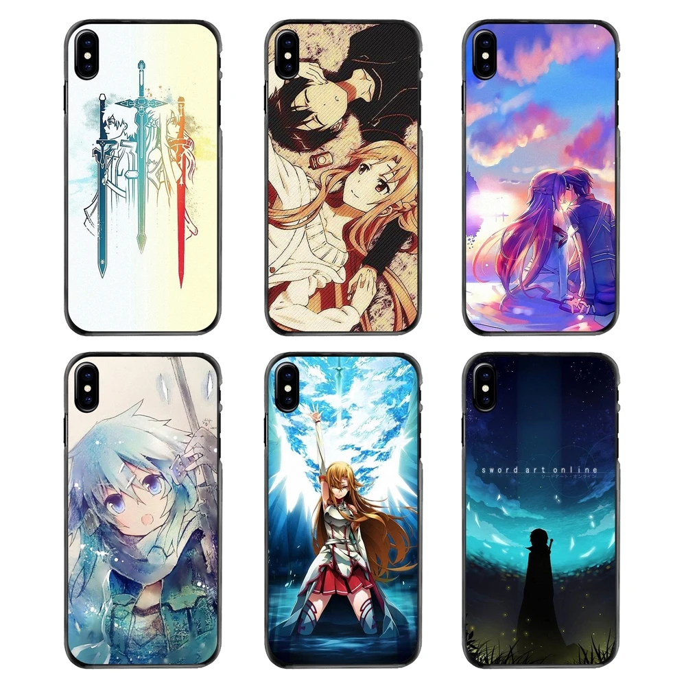 

Sword Art Online Kirito Asuna SAO Art Japan Anime Case For LG G6 L90 V20 Nexus 5X 6P K10 Moto E E2 E3 G G2 G3 G4 G5 PLUS X2 Play