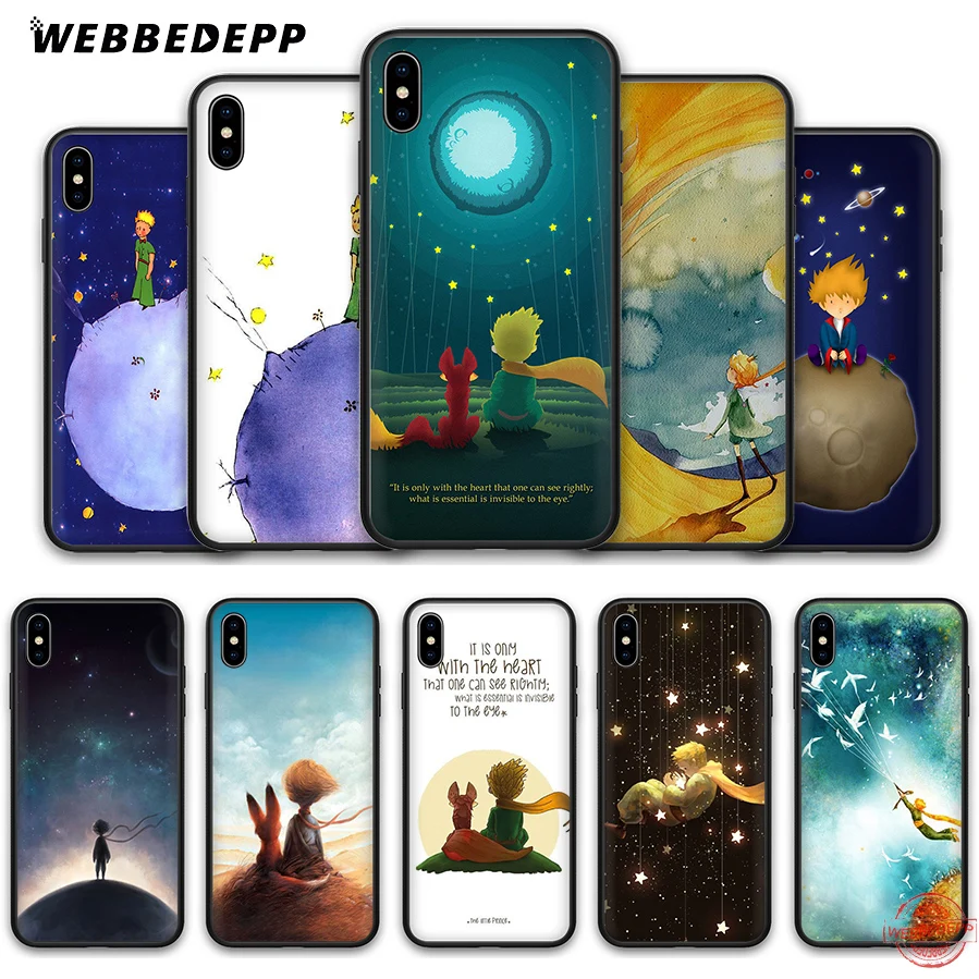 Мягкий силиконовый чехол WEBBEDEPP The Little Prince для iPhone 8 7 6S 6 Plus 11 Pro XS Max XR X 5 5S SE |