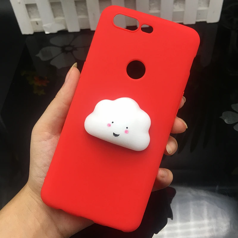 Cute 3d Squishy Cat Silicon TPU Soft Case For oneplus 6 Candy Color Back Cover one plus 5T one plus 5 T 1+5 1+5T 1+6 phone cases (18)