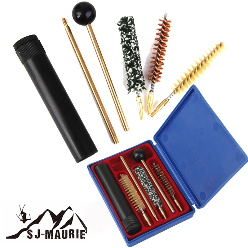 

6pcs/Set Hunting Brush Professional Gun Cleaning Kit Tactical Rifle Hand Gun Rod Brush Cleaner Tool Hunting Accessories
