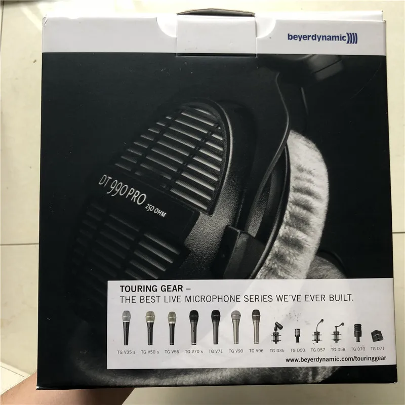 Hi Fi наушники Beyerdynamic DT 990 Pro 250 Ом профессиональные студийные головная повязка с