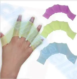 

20pairs Adult Child Silicone Diving Swim Pool Training Swimming Half finger Hand Fins Flippers Webbed Gloves Paddles Equipment