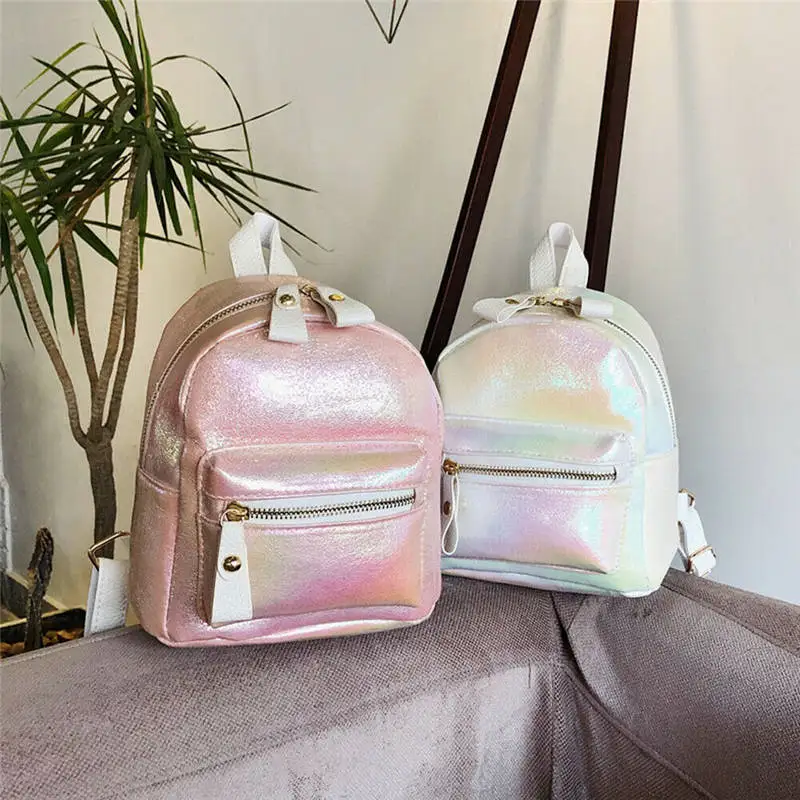 

Women Mini Backpack PU Leather School Rucksack Ladies Girls Travel Bag