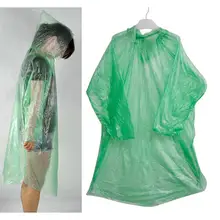 2016 New! 10 pcs Waterproof Disposable Raincoat Emergency Rain Cover Jacket for Travelling Camping Hiking Outdoor activities