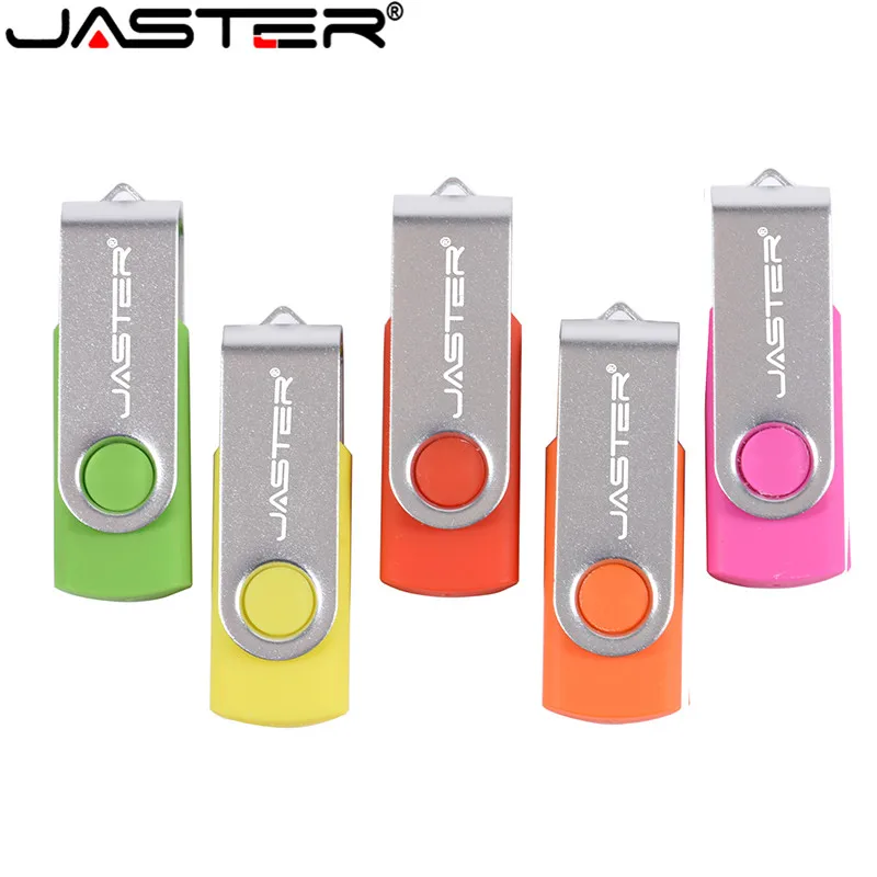 JASTER USB флеш накопитель 2 0 S303 поворотный дизайн флешки 128 ГБ 64 32 16 8 4 Гб высокое