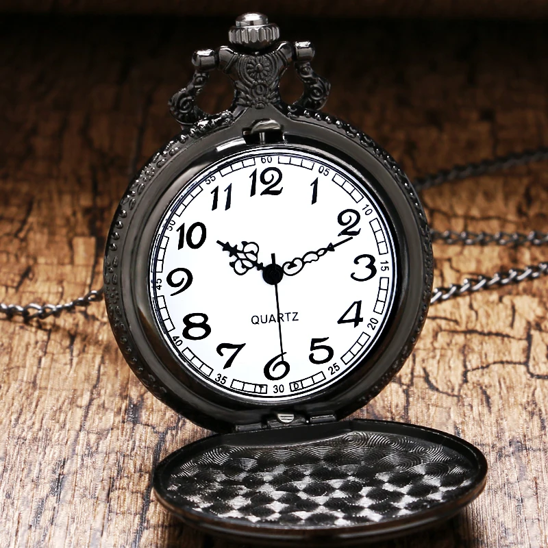 Античный карманные часы Kuroshitsuji Black Butler Себастьян черный кварц Подвеска с Цепочки и ожерелья цепь для женщин мужские подарки