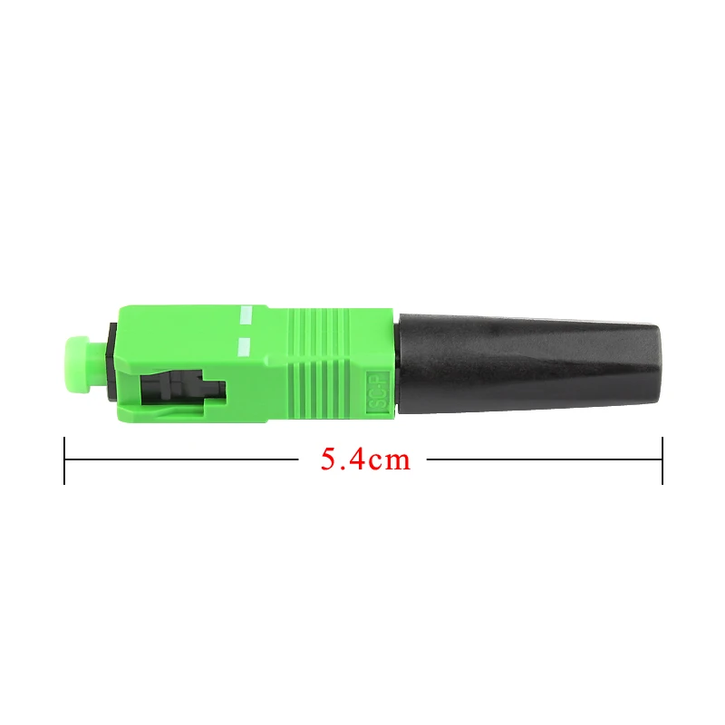 100PCS FTTH quick connector Embedded SC APC  Fiber Optic Fast Connector  single-mode SCAPC  fiber optic connector Free shipping