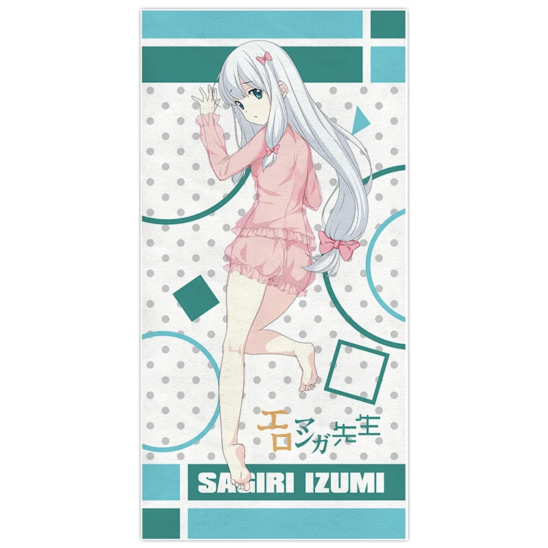 Аниме sagiri Izumi полотенце меняющее цвет кузова Цвет Изменяемая микрофибры для
