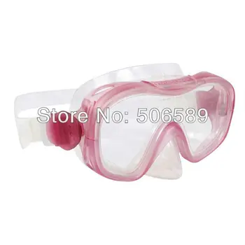 

free shipping diving masks blue pink color swimming devices