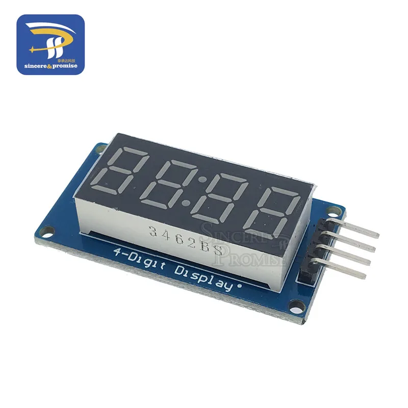 1 шт. TM1637 4 битный цифровой светодиодный модуль дисплея для arduino 7 сегментов 0 36