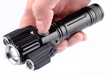 

flashlight Torch Zoom Flash light rechargeable Flashlight 3000 Lumens 18650 battery worklight