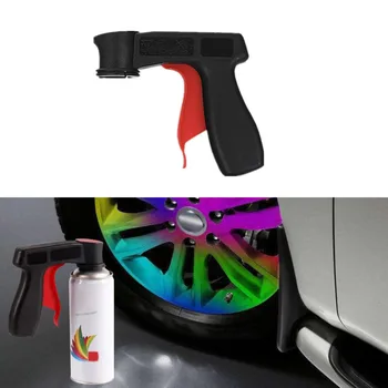 

Auto Car Polishing Paint Care Aerosol Spray Gun Handle with Full Grip Trigger Locking Collar Car Maintenance Tool