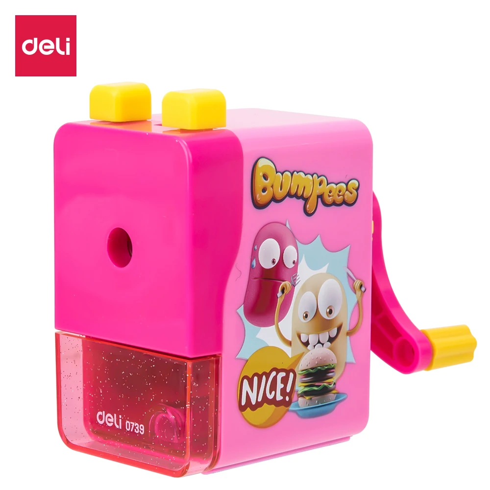 DELI E0739 Rotary pencil sharpener pencil cutter Mechanical sharpener knife smooth sharpening