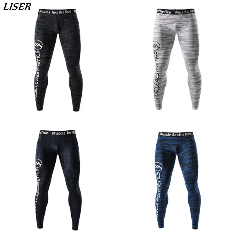 

New Men Gyms Compression Leggings Sport Training Pants Men Running high quality Trousers Men Sportswear Dry Fit Jogging Pants