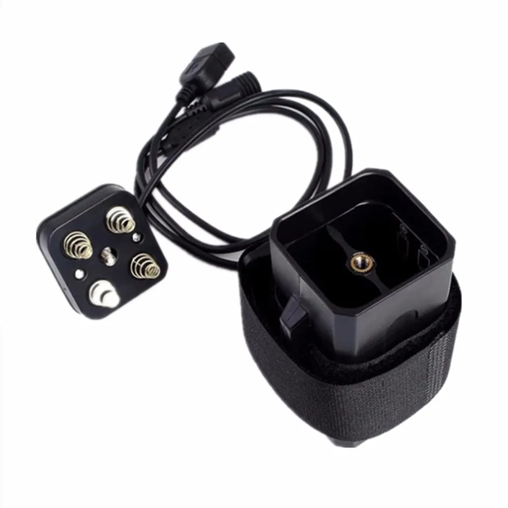 The battery pack18650 battery box high-grade USB/DC dual interface waterproof battery box 8.4v two and two strings