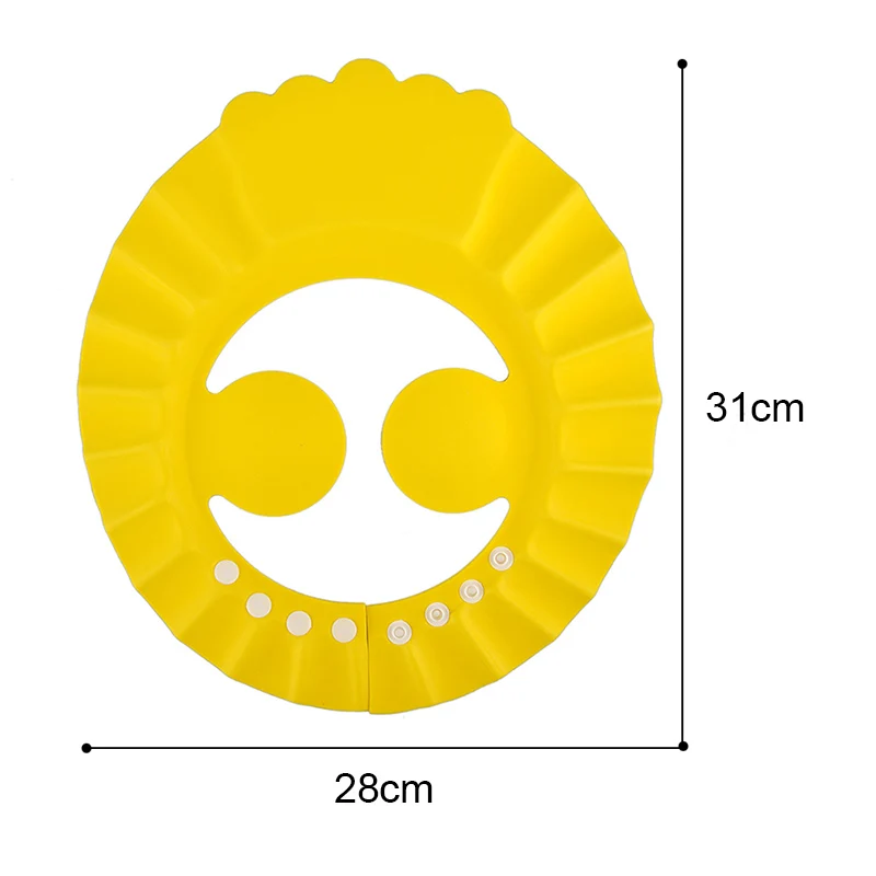 1 шт. Регулируемый Детский шампунь для душа для купания для ванной защиты ушей для мытья волос Кепка шляпа синий розовый желтый удобный