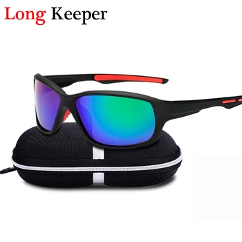 

Long Keeper Men Sunglasses Polarized Square Gradient Sun Glasses Driving Goggle Eyewears Male Mirrored lunette UV400 #KP1009
