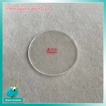 2 шт/лот сапфировое стекло для часов 1,5 мм 24 мм~ 27 мм плоские часы сапфировое стекло