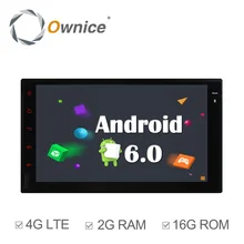 Ownice C500 Android6.0 2G RAM 1024*600 2 DIN universal car gps car stereo radio Player Support 4G SIM LTE Network DAB+ NO DVD