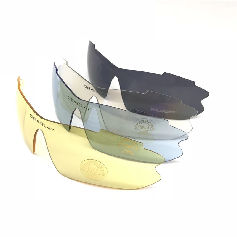 OBAOLAY Polarized Cycling Glasses Bike Eyewear Outdoor Sport Riding Bicycle Goggle Fishing Sunglasses 5 Lens Gafas de ciclismo