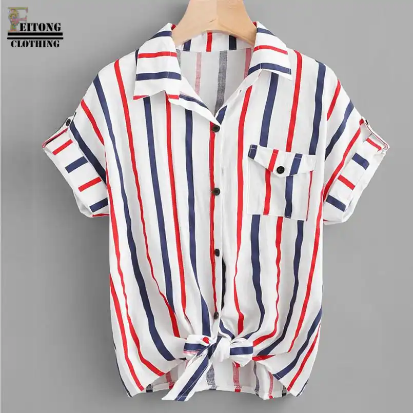 chemise rayée femme