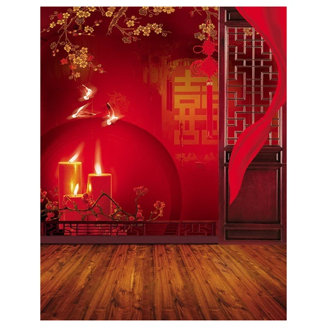 3x5ft Vinyl Red Chinese Lunar New Year Spring Festival ...