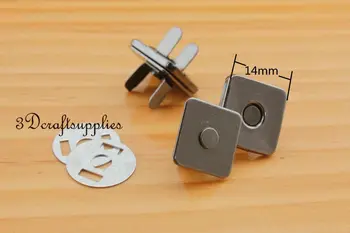 

Magnetic Snaps bag button purse Magnetic Snaps button 20 pcs 14 mm gunmetal F74