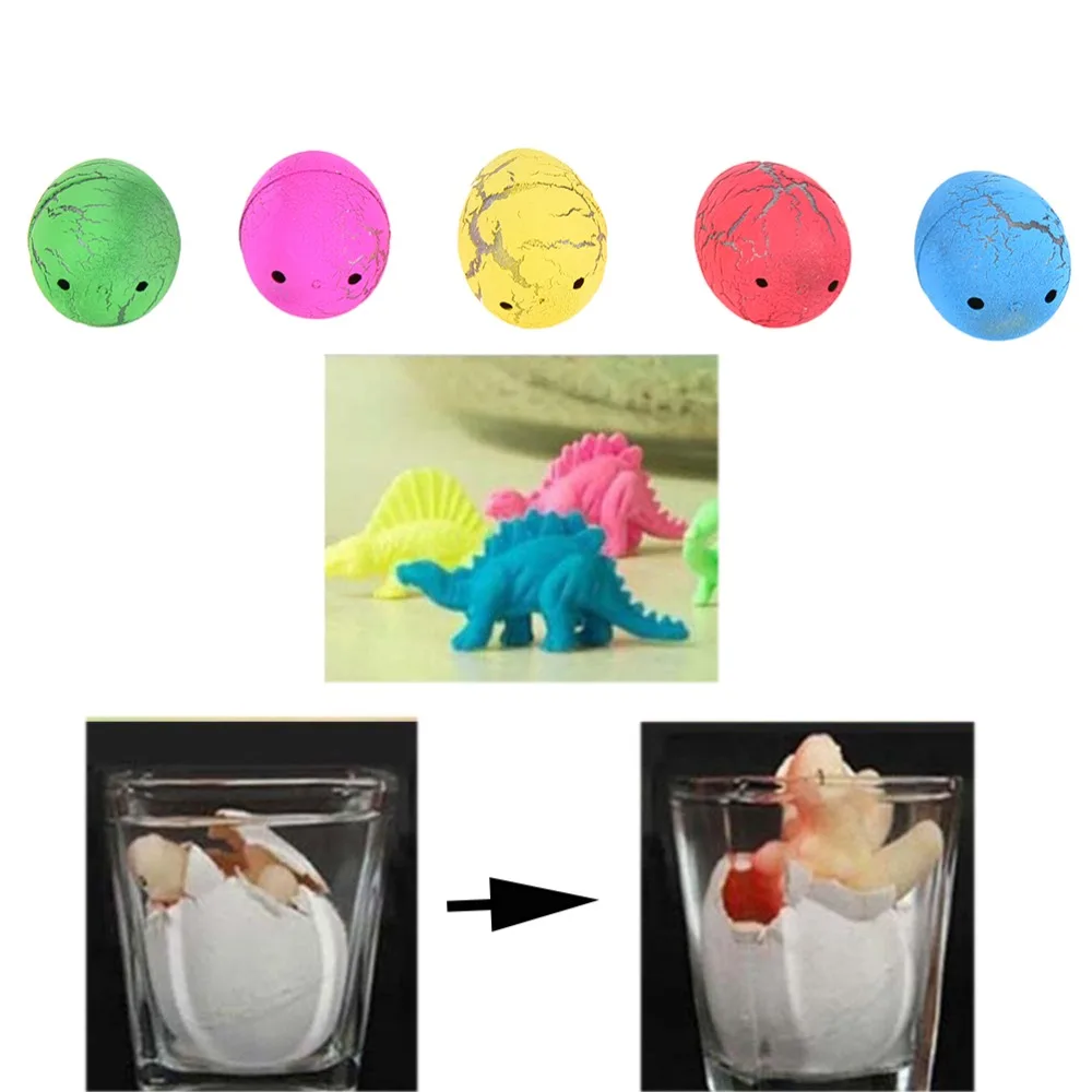 

Magic Water Growing Egg Colorful Hatching Add Cracks Grow Eggs Cute Children Kids Toy Boys Novelty Gadget Toy