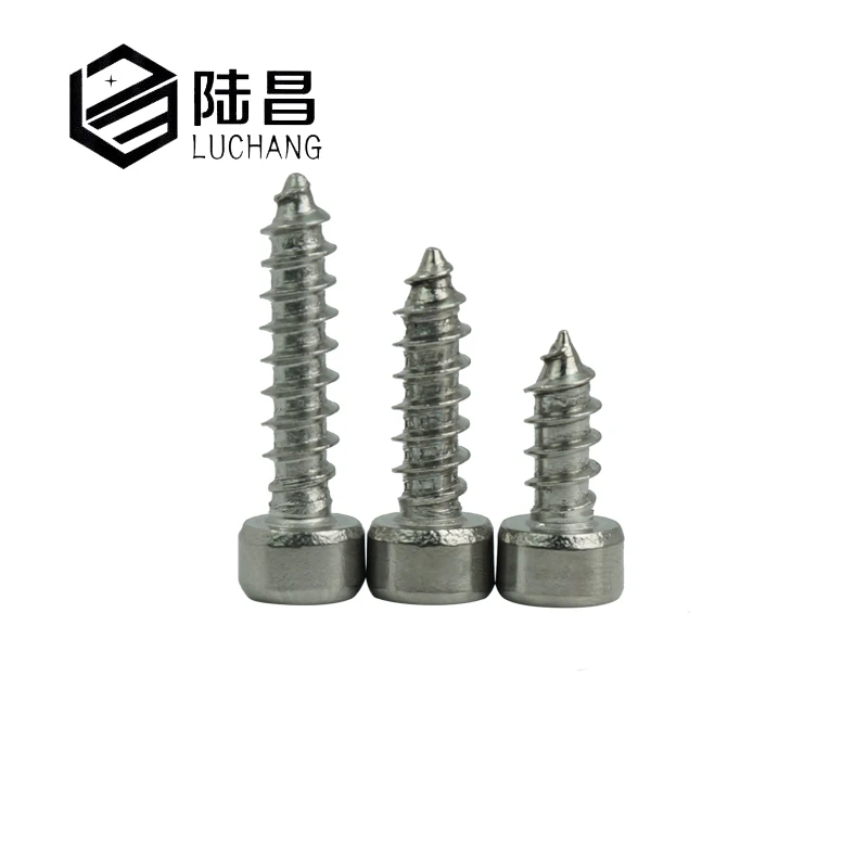 

luchang 20pcs M4 M5 Hexagon Socket Screws Wooden Screws Furniture Sliding Door Self Tapping Screws Hardened Model Screw