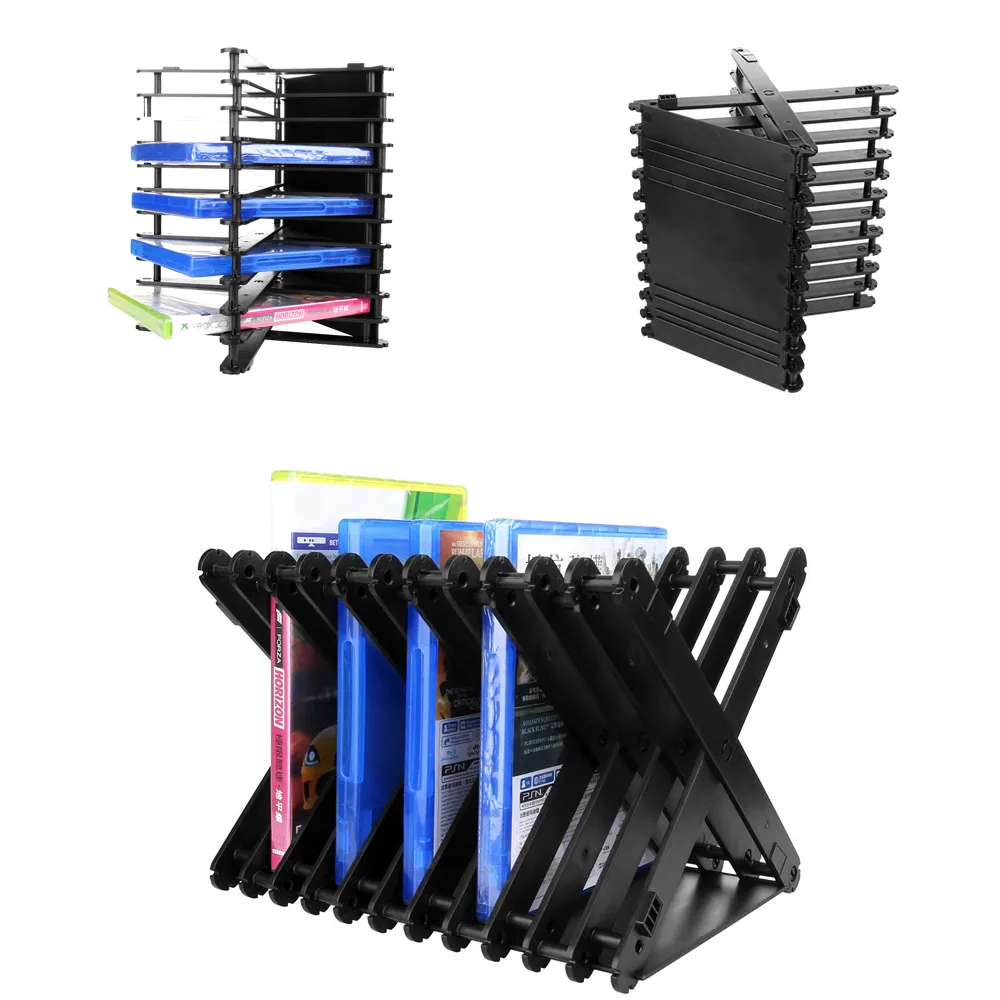 

Cool Multifunctional Storage Stand Kit Portable Disk CD Holder Support Storage Tower For PS4/PS4slim/PS3/PS2/XBOX ONE S/XBOX360