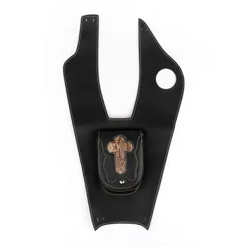 

Artudatech Motorcycle Leather Tank Bag Cover Pad With Pouch For Honda Shadow 2004-2011 750