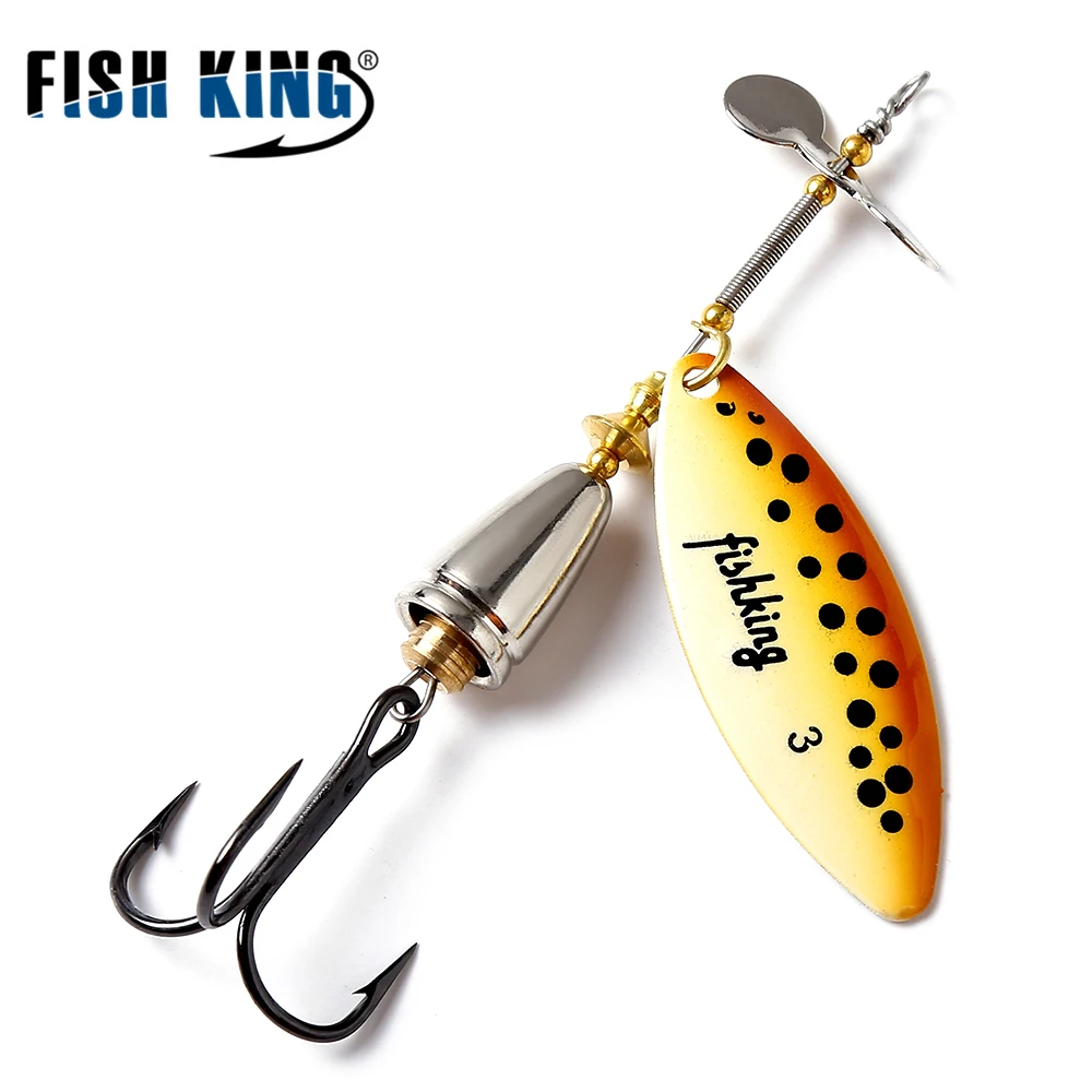 FISH KING 10cm 15 Mepps Long Cast deep running spinners Fishing Lure Spinner Bait Fishing Tackle