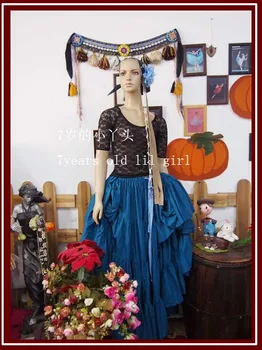 

Lace belly dance long top DP58