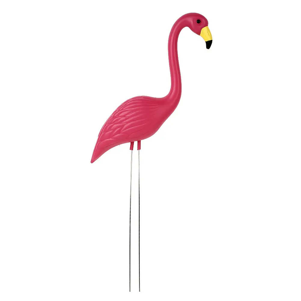 

Flamingo Figurines Artificial Flamingo Ornament Lifelike Plastic Decorate Garden Ornaments Wedding Flamingo Lawn Decoration