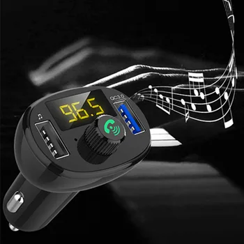 

Car MP3 Player Multi-function Bluetooth Receiver Music U Disk Cigarette Lighter Charger With Data Line Car Bluetooth Handsfree