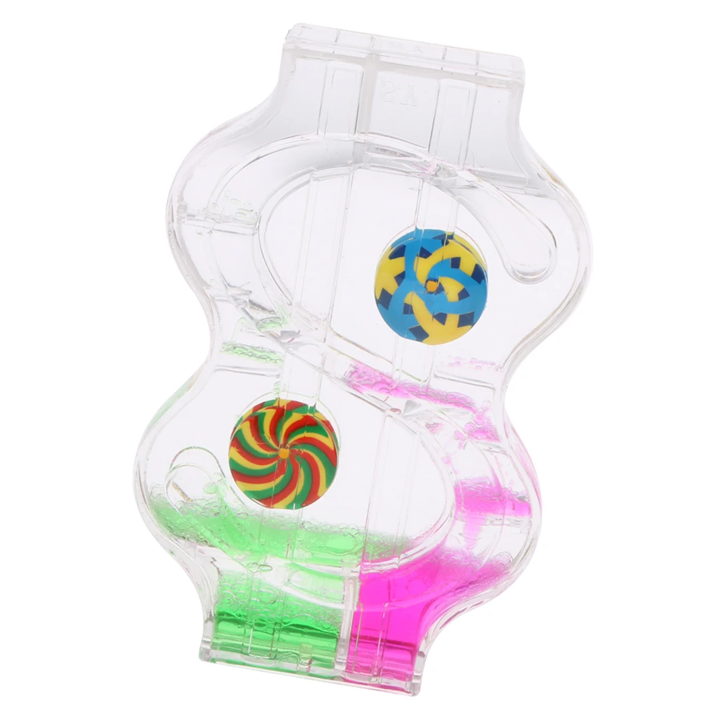 Liquid Timer Toy for Relaxing Relieves Stress and Increase Focus, Liquid Motion Bubbler Helps with ADD