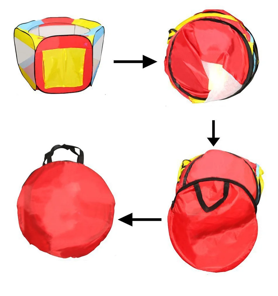 Портативный Tipi детская палатка для детей Открытый сухой бассейн мяч коробка игрушка складной Wigwag шатер шар бассейн игровой домик детский дом
