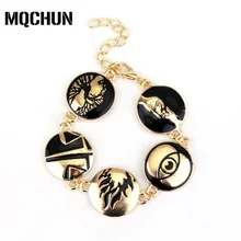 Фильм «Дивергент» 2 ювелирные изделия смешанные дивергентные Пять фракций Браслеты Винтаж Золото Классический цинковый сплав Шарм Браслеты-20