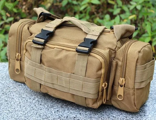Outdoor man Travel Molle bags 3P magic pocket camera Running Fishing shoulder bag multifunction riding pockets