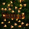 50 LED 10M Simulation Honey Bees Solar Power String Lamp Fairy Lights Battery Garlands Garden Christmas Holiday Decor Outdoor ► Photo 3/6