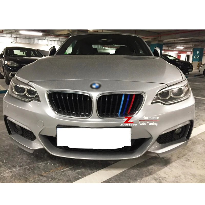 Для BMW 2 серии F22 F33 F45 F46 216i 218i 220i 225i 228i автомобиль передняя решетка в полоску гриль м Автоспорт полоски производительность Стикеры