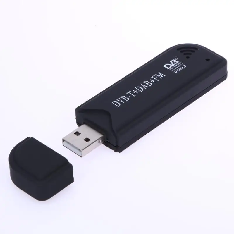 ALLOYSEED высокое качество USB2.0 цифровой DVB-T SDR + DAB + FM tv тюнер ресивера SDR ТВ Stick RTL2832U + FC0012