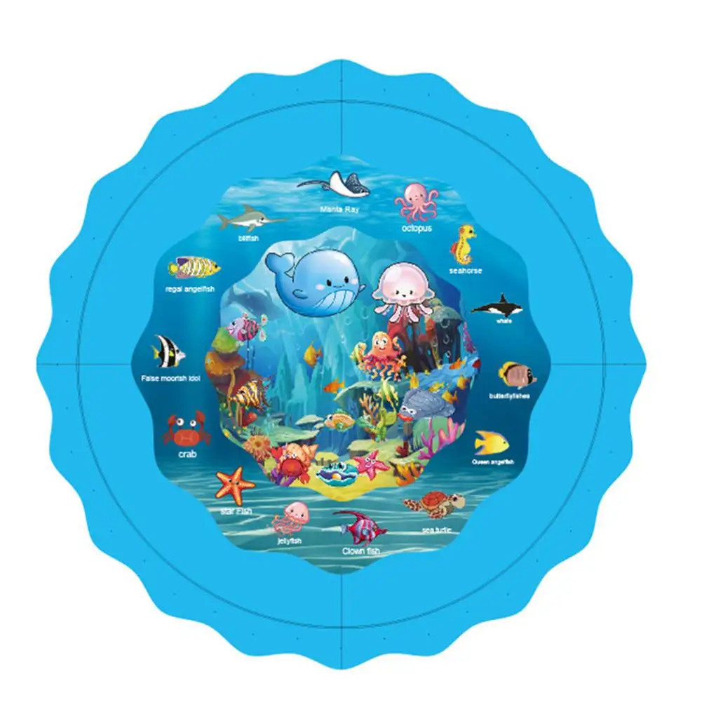 Summer inflated Swiming Pool Children's Baby Play Water Mat Games Beach Pad Lawn Inflatable Spray Water Cushion Toys Outdoor Summer inflated Swiming Pool Children's Baby Play Water Mat Games Beach Pad Lawn Inflatable Spray Water Cushion Toys Outdoor