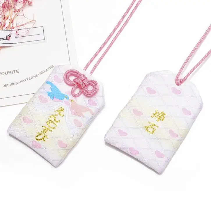 1 шт. Kawaii Omamori Фортуна успех работа любовь безопасность богатые телефон кулон держатель девушка ребенок подарок вечерние сувениры - Цвет: 8