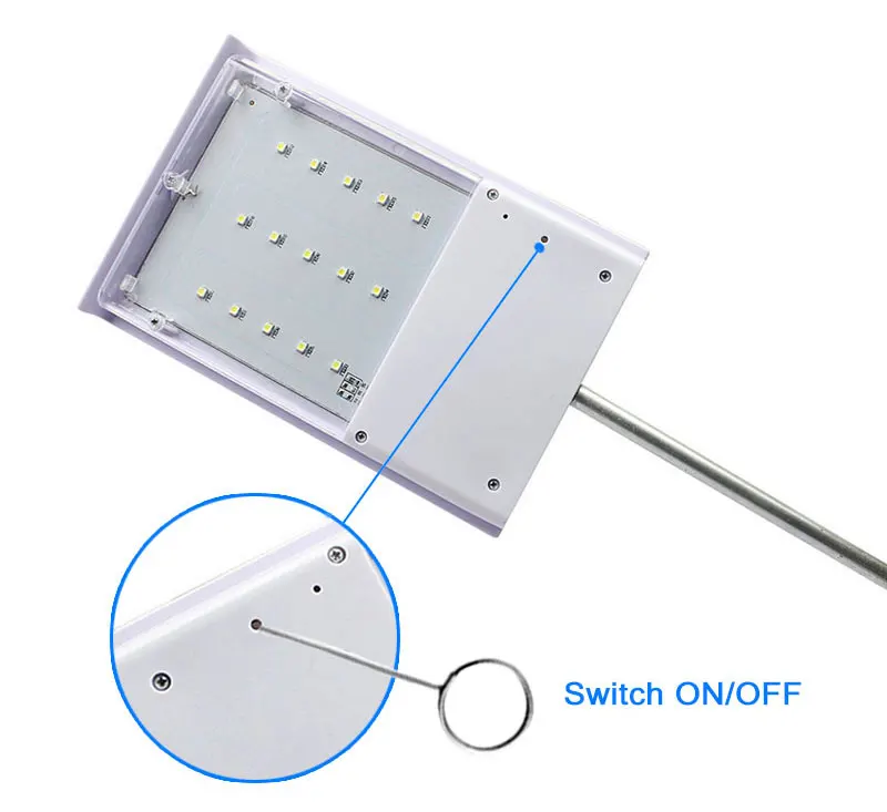 Conduziu a Luz Lâmpada de Parede Sensor à Prova Água ao ar Jardim Solar Luzes Rua Dwaterproof Livre Pátio Exterior Lâmpadas Solaire 15 Led 18 High Quality led solar