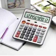 Calculadora De Oficina One Piece Truly 872 12 Calculadora De Bateria De Moneda De Doble Potencia Con Pantalla Grande De 12 Digitos Aliexpress Ordenadores Y Oficina