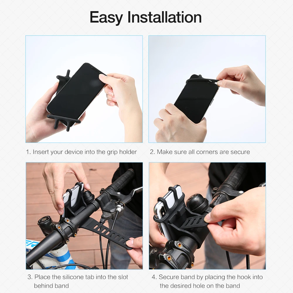 RAXFLY держатель для телефона на велосипед для iPhone X 8 Plus XR XS Max кронштейн Подставка для телефона держатель для велосипеда для samsung S9 Plus Galaxy Note 8 9