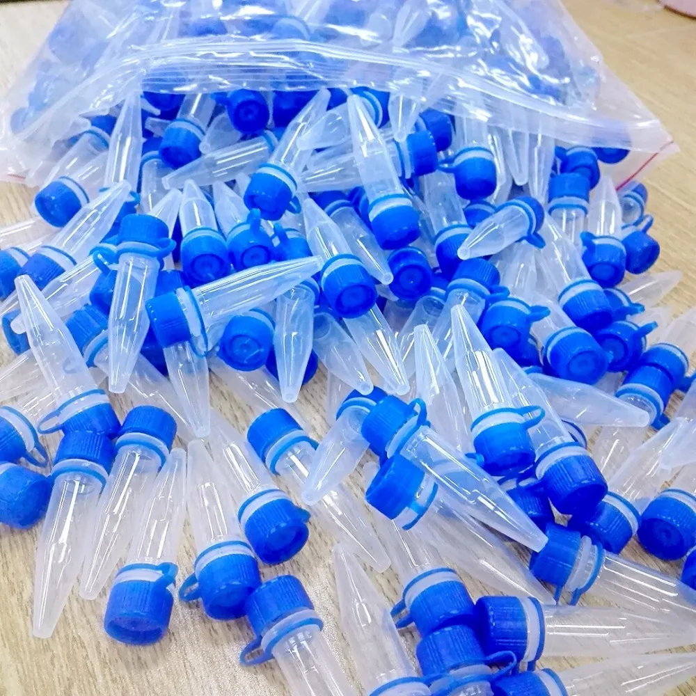 1000 шт. пластиковые цилиндрические трубки с винтовой крышкой 1 5 мл|centrifuge tubes