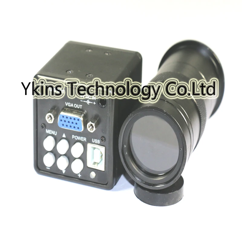 Бесплатная доставка 2 в 1 USB VGA выходы CCD CMOS промышленный микроскоп камера + 130X или